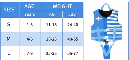 GOGOKIDS neoprenowa kamizelka do pływania 4-6 lat 18-25 kg