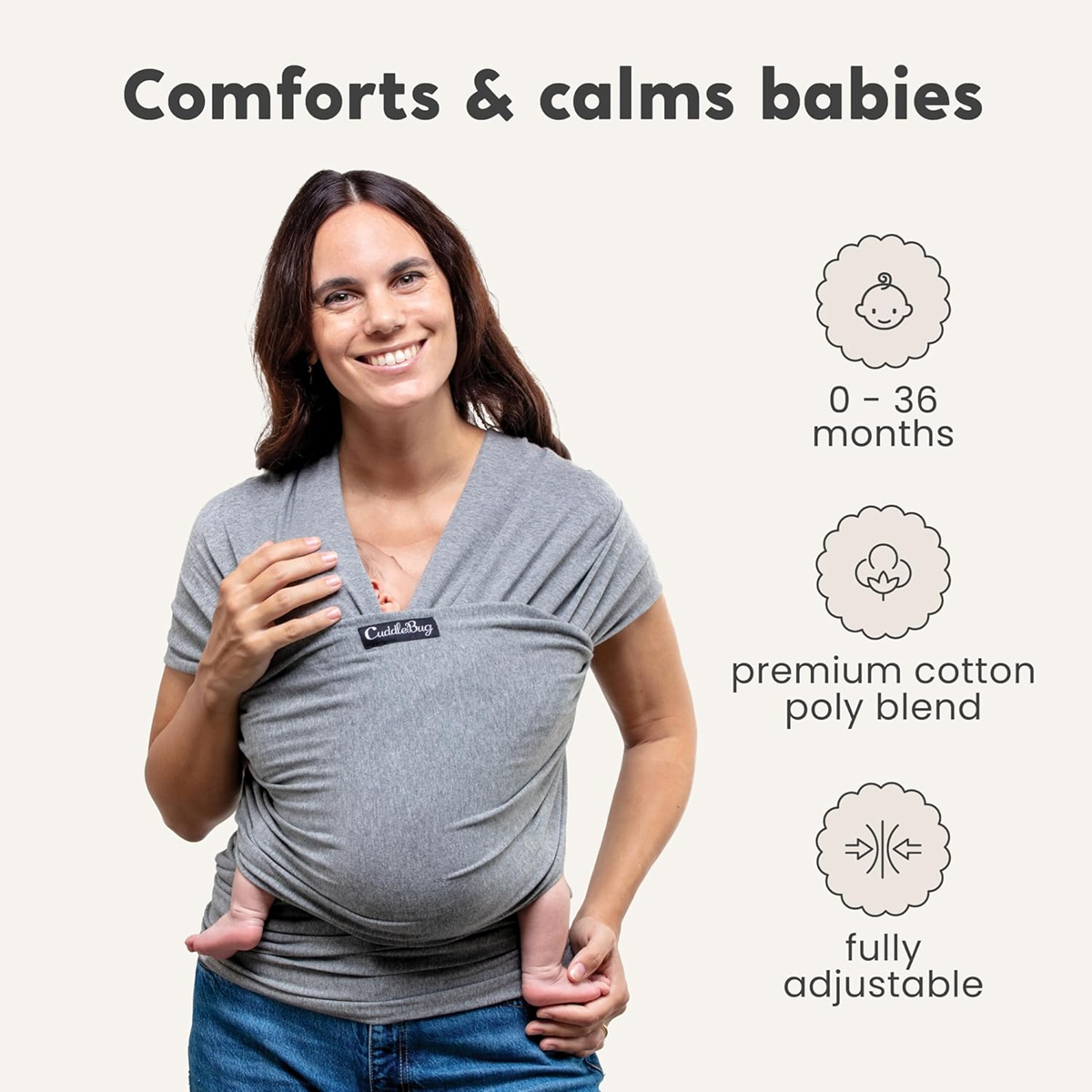 CUDDLEbug écharpe de portage extensible