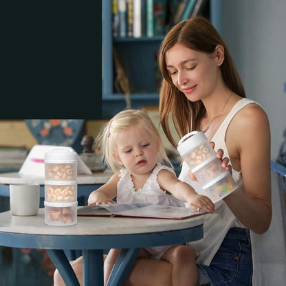 TERMICHY récipients pour lait infantile et en-cas, 2 pièces, 6 x 60 g
