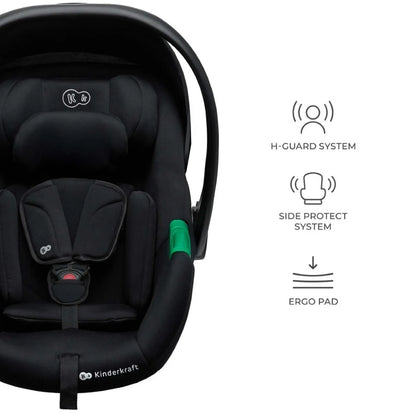 KINDERKRAFT PRIME2 PRO 3w1 wózek wielofunkcyjny do 22kg + fotelik MINK PRO – SANDROSE BEIGE – zdjęcie 3
