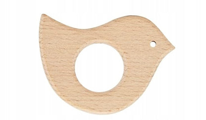 UBERMING anneau de dentition en bois OISEAU 5 x 7 cm