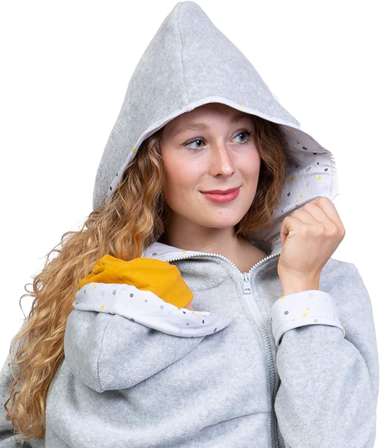 VIVA LA MAMA sweat polaire pour maman et enfant pour porte-bébé XL