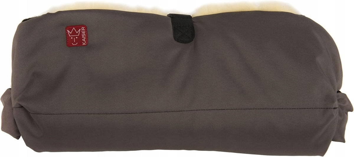 KAISER BIG DOUBLE moufle pour poussettes en peau d'agneau