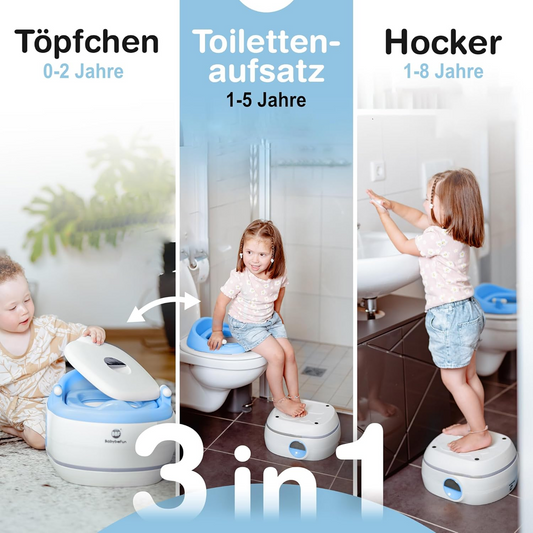 BABYBEFUN 3 en 1 pot réducteur marchepied