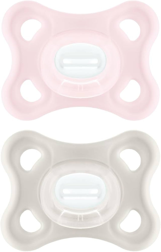 MAM Comfort smoczek uspokajający silikonowy 0-3m x2 – nowy – zdjęcie 1
