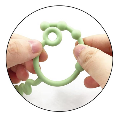 STRAPS FOR BABY attache en silicone pour biberon et jouets 30 cm