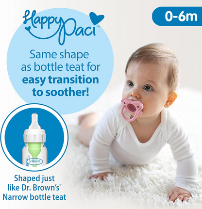 DR BROWN'S HappyPaci sucette apaisante x2 0-6 mois