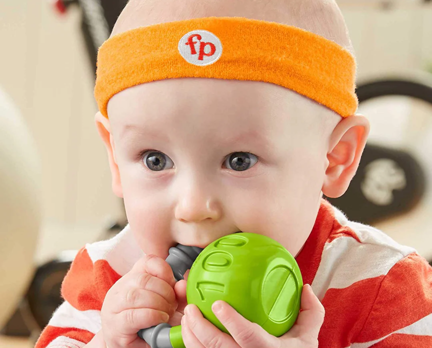 FISHER-PRICE Baby Biceps zestaw ciężarek, szejk, opaska