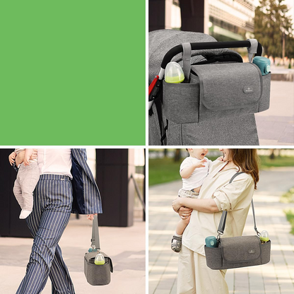 PHILORN sac pour poussette et à bandoulière 38 x 16 cm + matelas à langer
