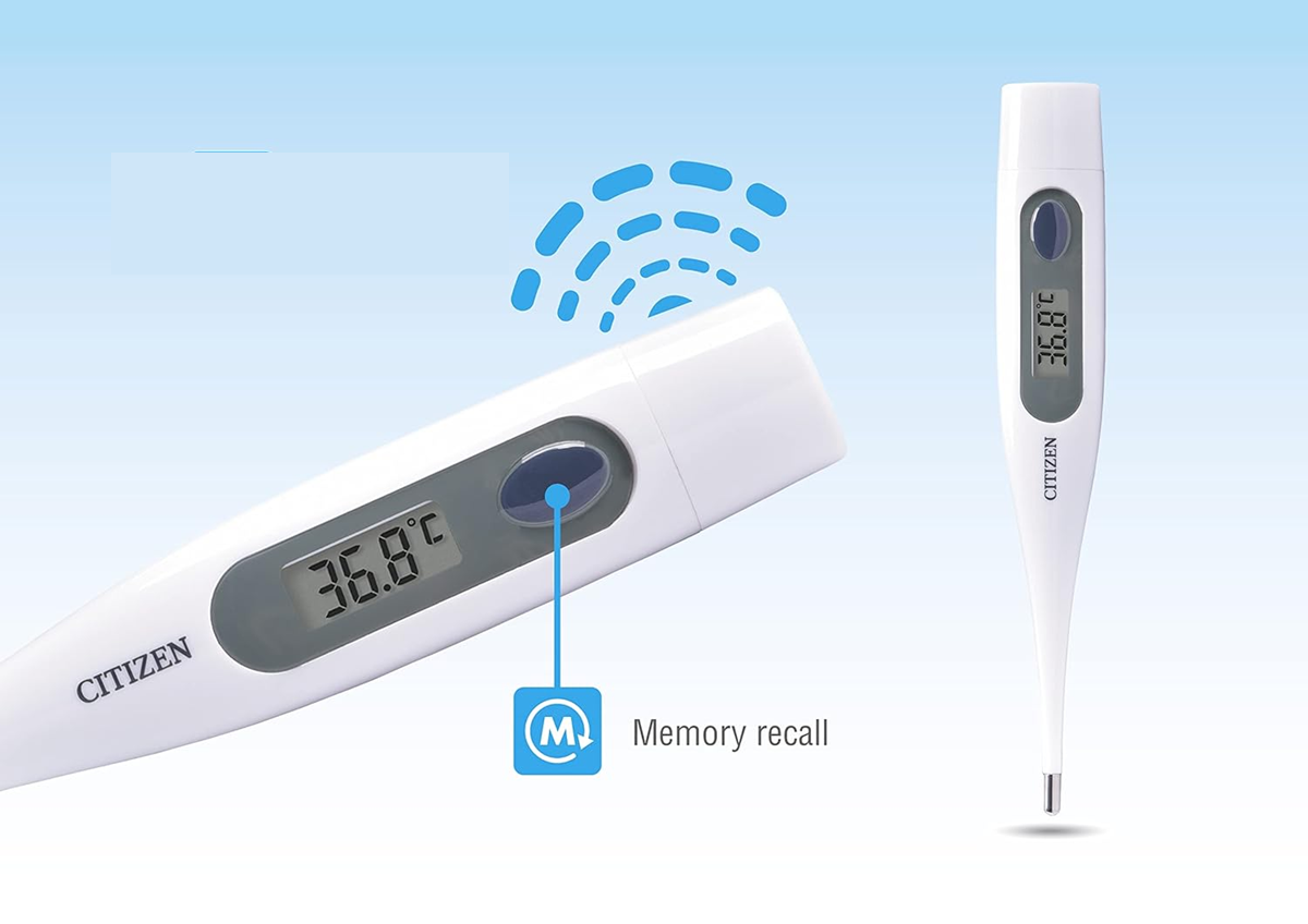 CITIZEN CTA303 thermomètre numérique 3-en-1 LCD + étui