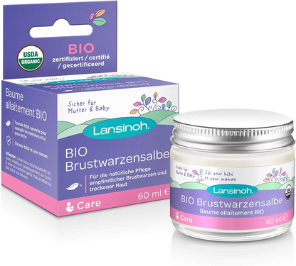 LANSINOH BIO pommade pour mamelons destinée aux mamans 60ml