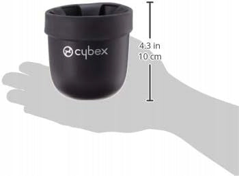 CYBEX uchwyt na kubek do fotelika czarny, praktyczny uchwyt na napój do fotelika samochodowego Cybex, 10 cm