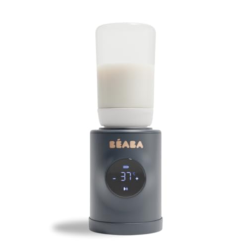 BÉABA Milk Nomad przenośny podgrzewacz do butelek, regulacja 21–49°C, szybkie podgrzewanie mleka w 3 min