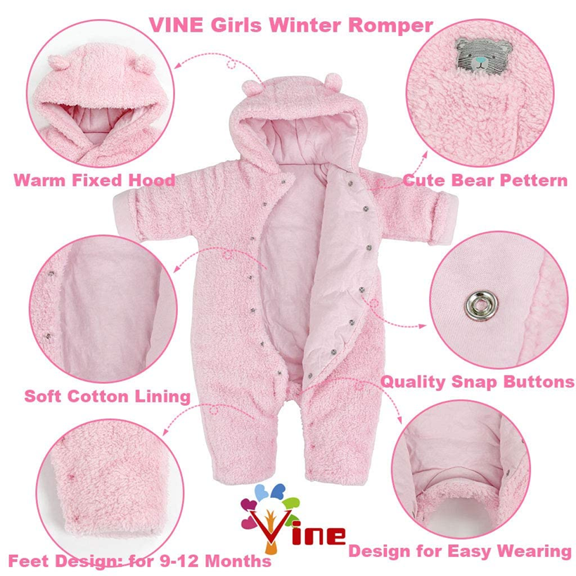 VINE combinaison d'hiver avec capuche 3-6 mois