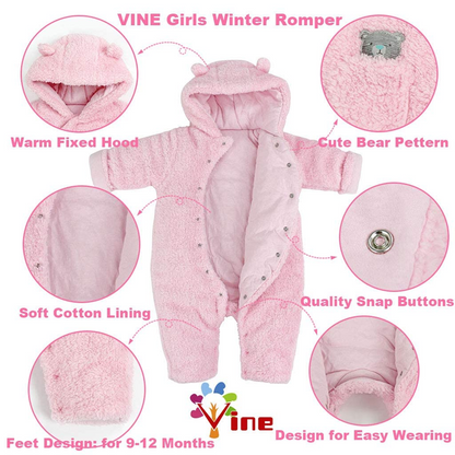 VINE combinaison d'hiver avec capuche 3-6 mois