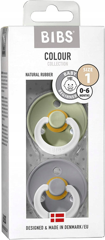 Tétine en caoutchouc phosphorescente BIBS Colour Glow 0-6m