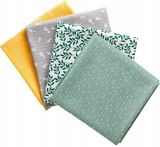 ŻYRAFA SOPHIE pieluchy bawełniane 70cm x 70cm x4szt