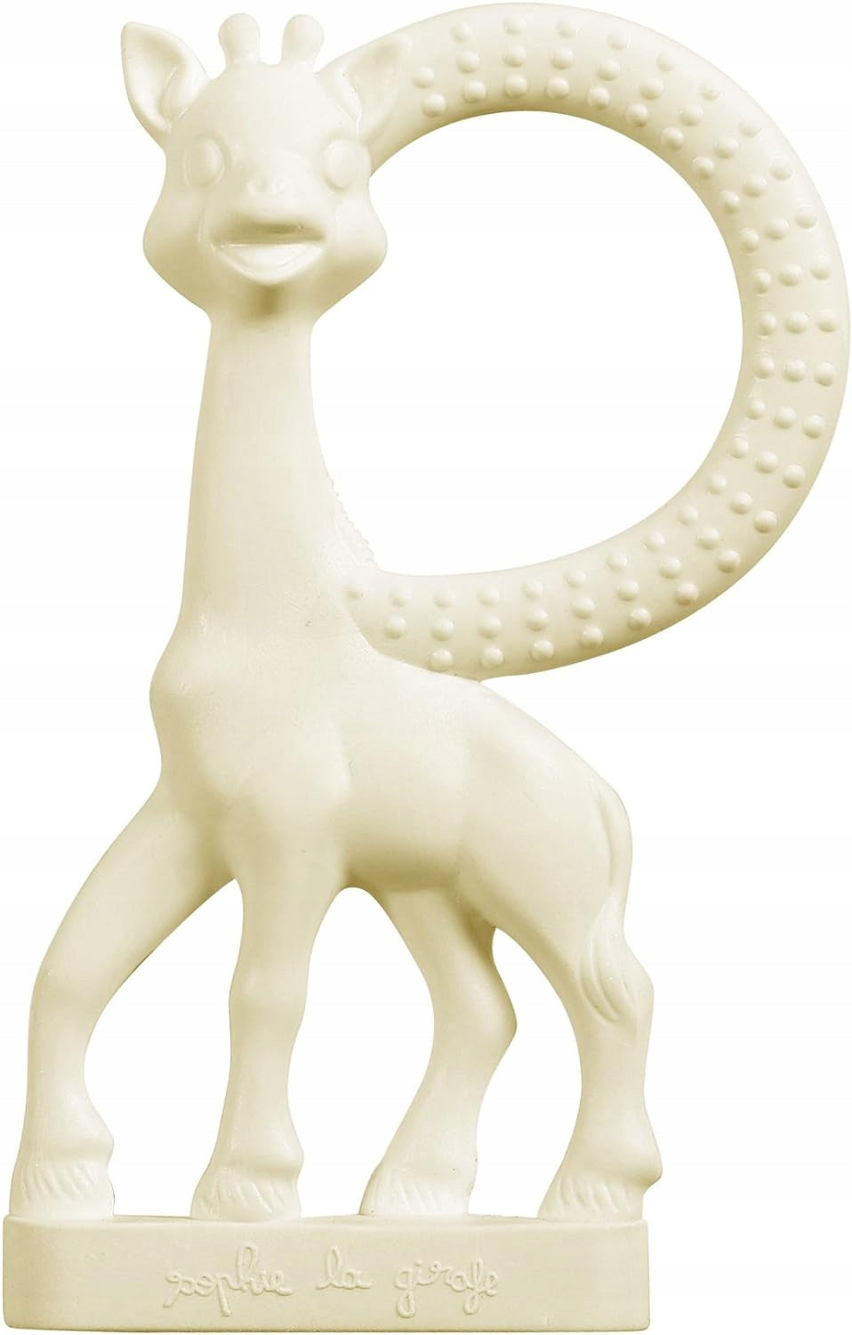 SOPHIE LA GIRAFE set de dentition naturel SO PURE 18CM + plus petit