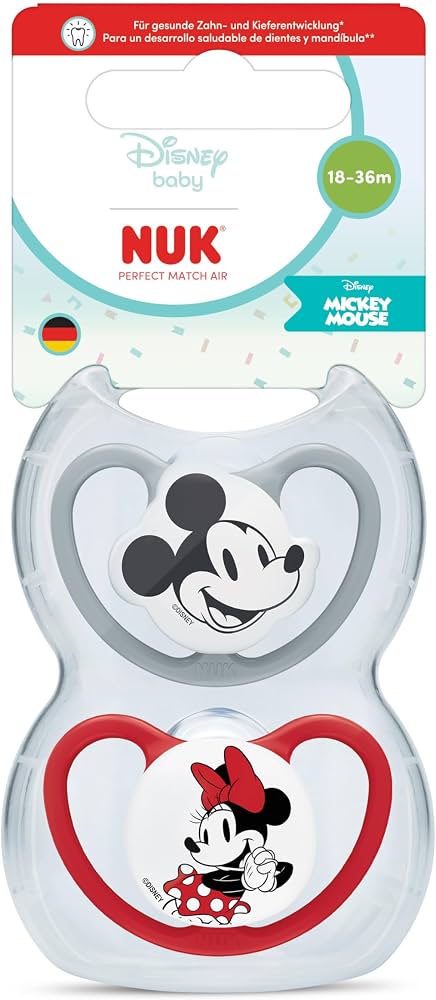 NUK Perfect Match Air cumlík 18-36m x2 DISNEY
