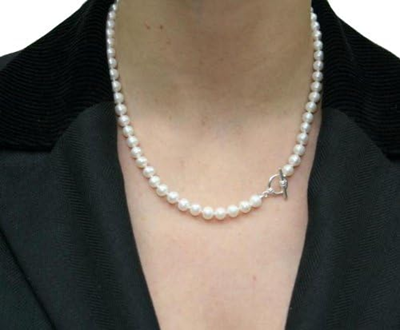 ROBA collier et bracelet en perles de culture d'eau douce