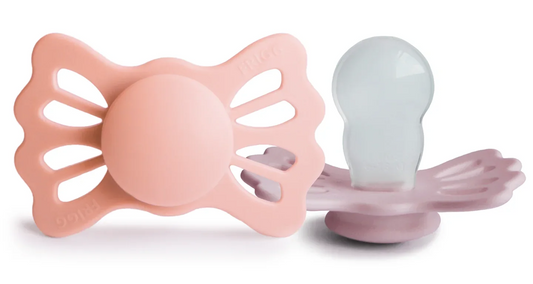 Chupetas calmantes FRIGG BUTTERFLY 2pack 0-6 m SILICONE