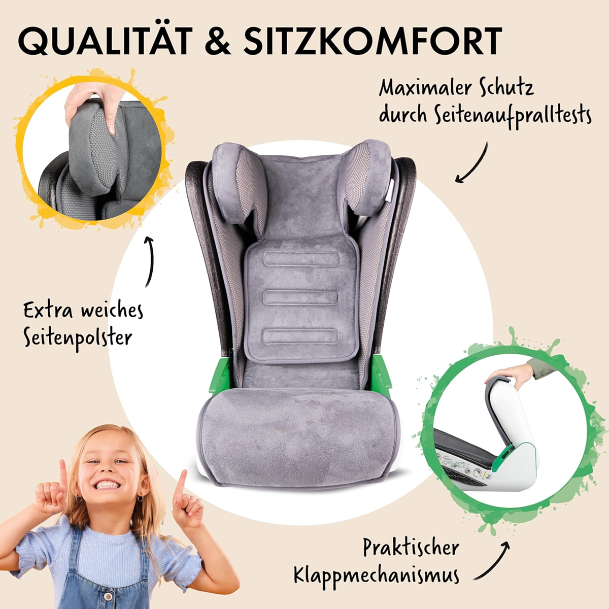 WALSER Noemi fotelik samochodowy 3-8 lat