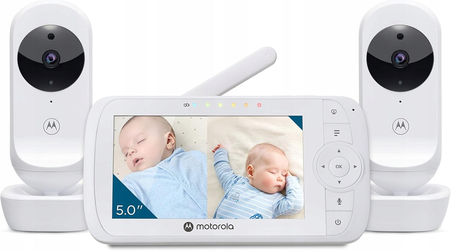 MOTOROLA VM35-2 elektronisches Babyphone 5" + 2 Kameras