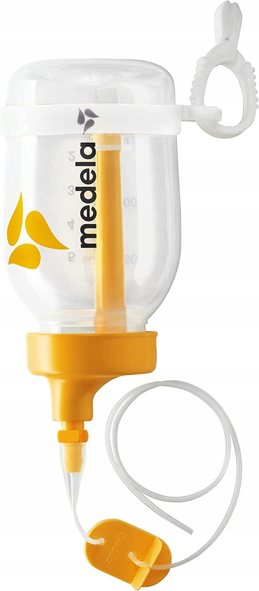 MEDELA system wspomagający karmienie piersią SNS, zbiornik z rurką do karmienia niemowlęcia