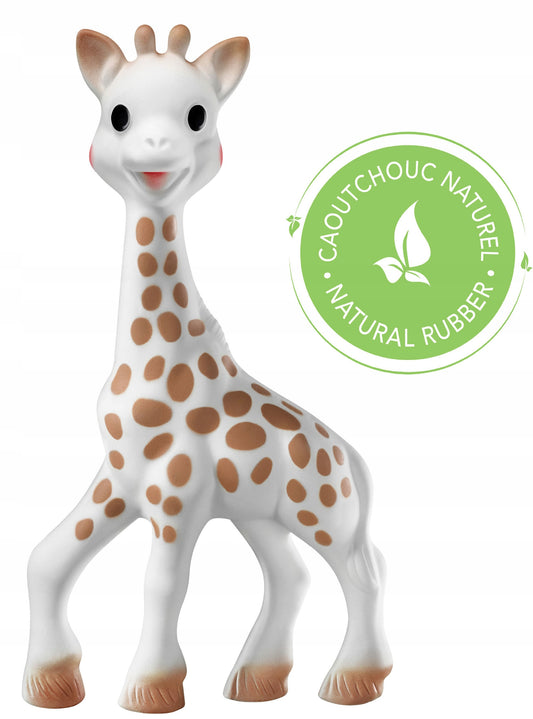 SOPHIE LA GIRAFE coffret pour bébé anneau de dentition naturel hochet 3 pièces