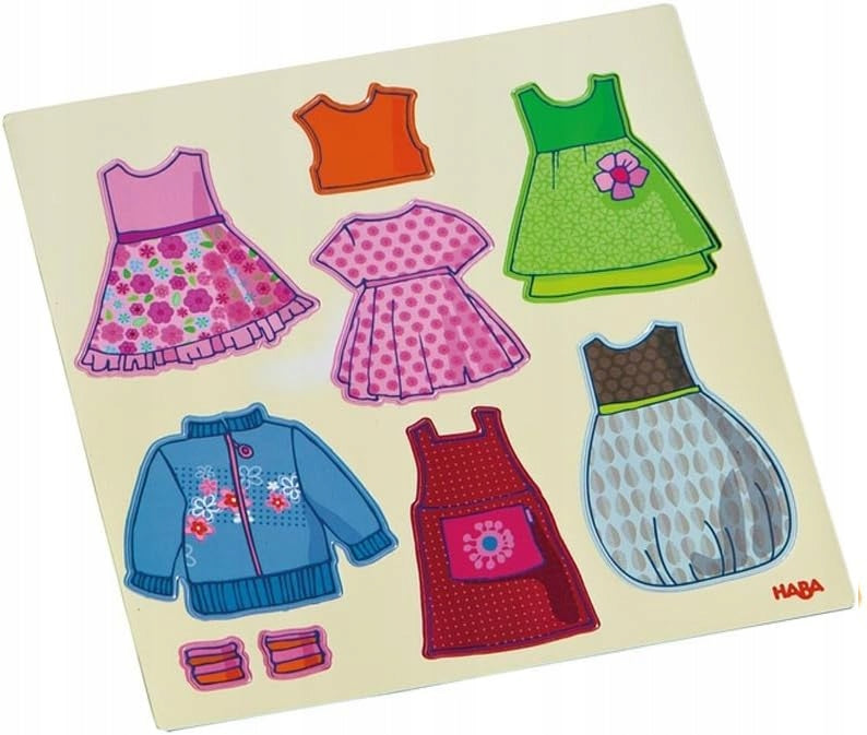 HABA Dress Lilli Magnetic Puzzle, 4 Backgrounds, 54 Magnets – Product Image 9