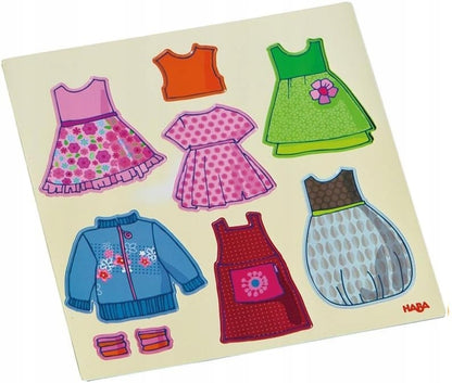 HABA Dress Lilli Magnetic Puzzle, 4 Backgrounds, 54 Magnets – Product Image 9