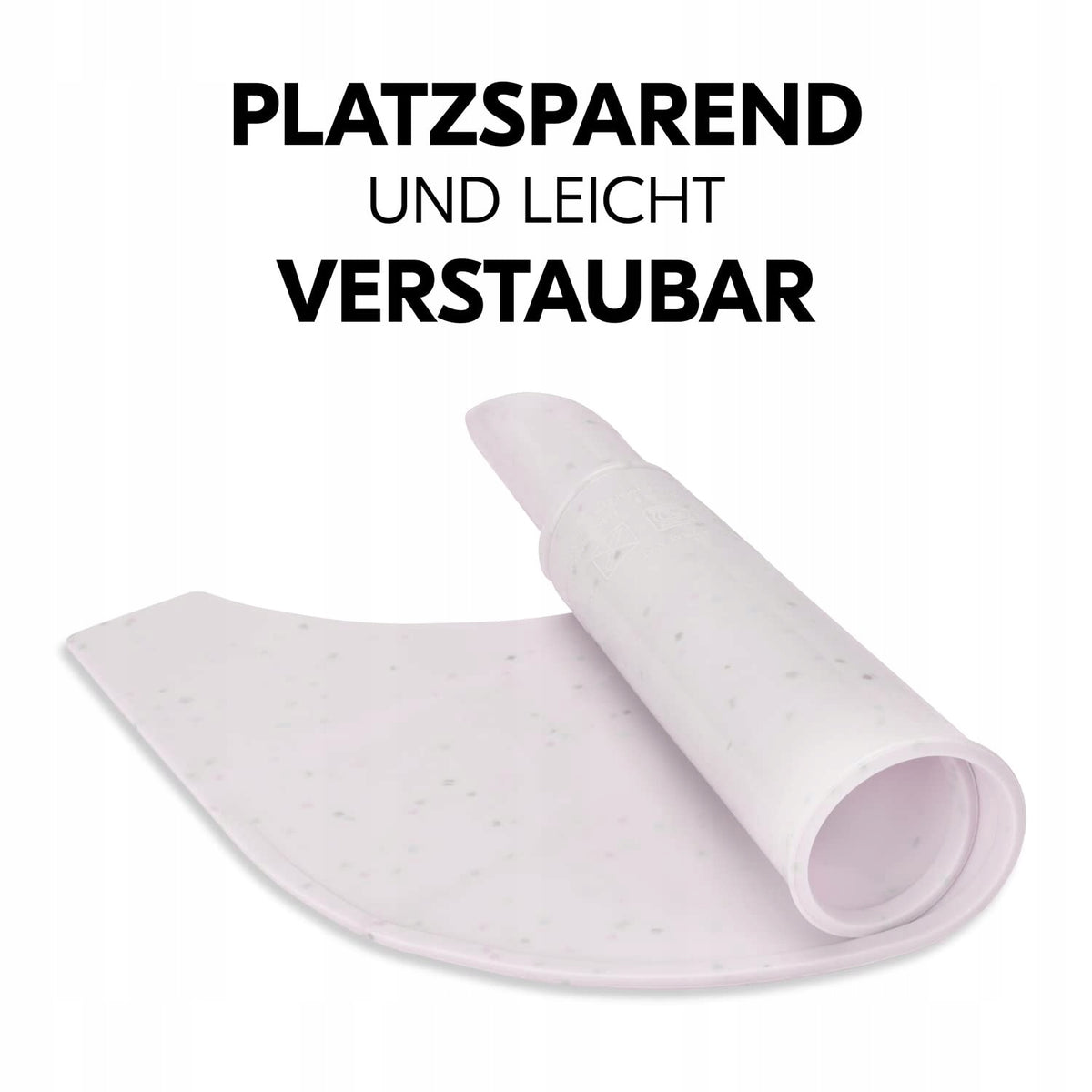 HAUCK TRAY MAT mata pod talerz do krzesła Hauck Alpha, silikonowa beżowa, łatwa w czyszczeniu i składana