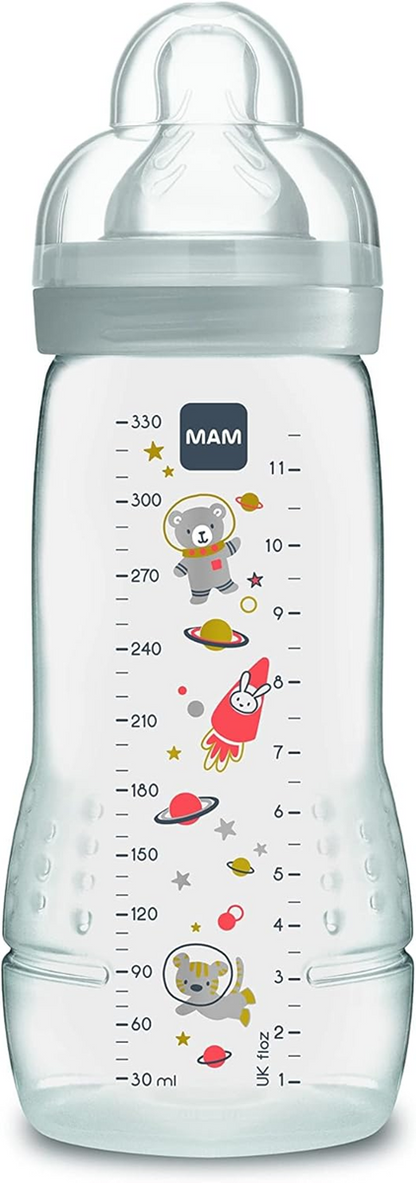 MAM Easy Active butelka 330 ml 4 m+ smoczek 2 średni przepływ "N