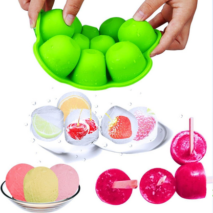 Molde de silicona para congelar alimentos 10 x 60 ml Fresh Foods