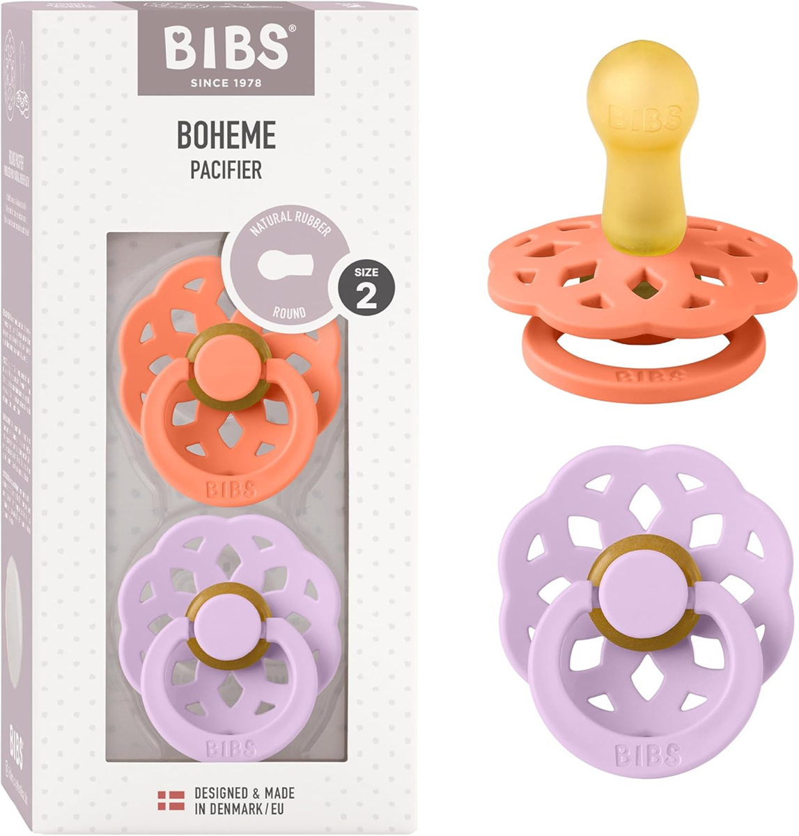 BIBS BOHEME Schnuller 2er-Pack ab 6 Monaten