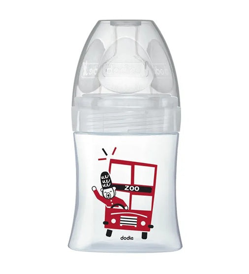 DODIE Sensation+ LONDYN biberon en verre 150 ml 0-6 m tétine 1 débit lent