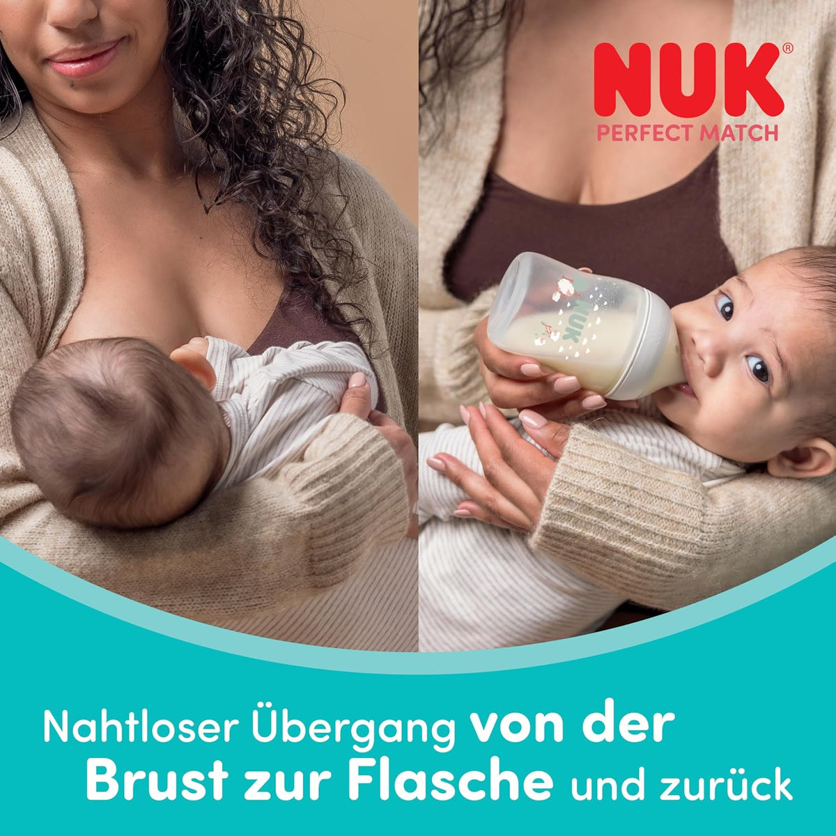 NUK Perfect Match Anti-Kolik-Flasche 150 ml 0+ – Produktbild 4