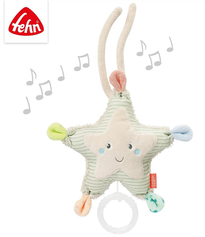 FEHN suspension avec boîte à musique « Sais-tu combien il y a d’étoiles ? » ÉTOILE 20 cm