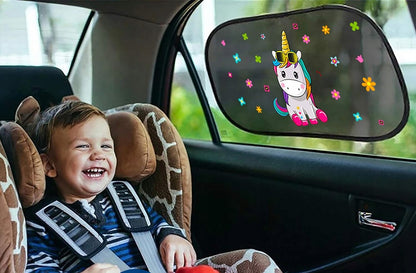 AlmaLuna pare-soleil pour vitre de voiture UV 50 2 pièces