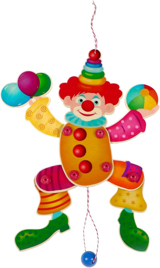 HESS suspension en bois CLOWN articulé 36 cm