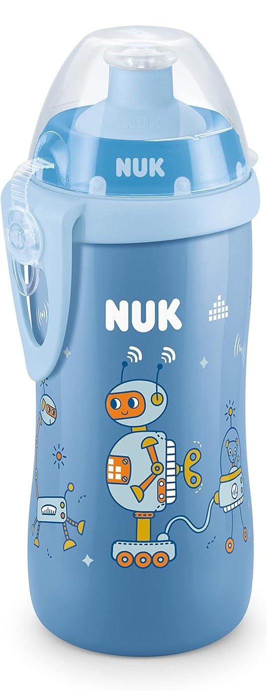 NUK Junior Cup BUTELKA 18 m+ ustnik push-pull 300 ml