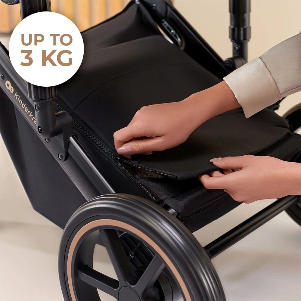 KINDERKRAFT PRIME2 2w1 wózek wielofunkcyjny do 22kg – DARK GREEN – zdjęcie 12