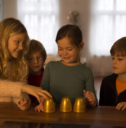 KOSMOS Szkoła Magii złota edycja 150 sztuczek instrukcja J. NIEMIECKI dzieci uczą się trików magicznych