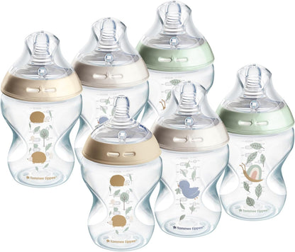 TOMMEE TIPPEE Ensemble de 6 biberons 260ml ANTI-COLIQUE