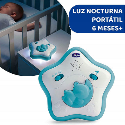 CHICCO Rainbow Sky 2w1 pałąk do wózka i pozytywka z lampką nocną