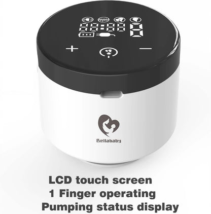 BELLABABY laktator elektryczny muszlowy bezprzewodowy z LCD touch screen i regulacją ssania