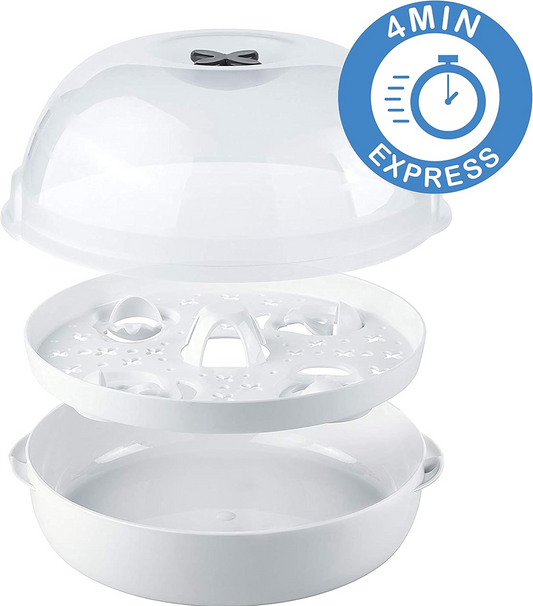 TIGEX Express sterilizator cu microunde 5 sticle și accesorii 4 minute