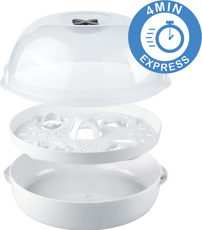 TIGEX Stérilisateur micro-ondes express 5 biberons et accessoires 4 minutes