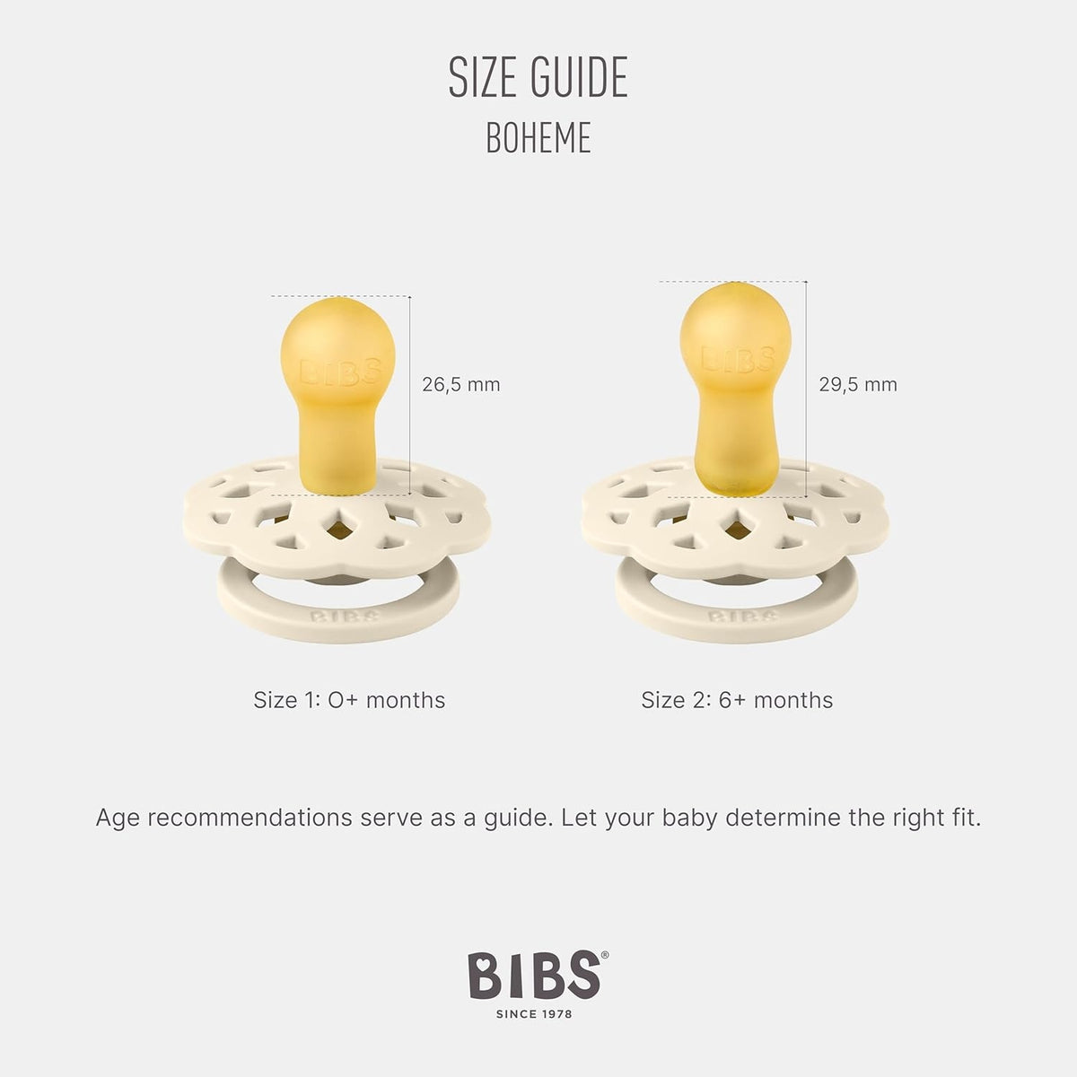 BIBS BOHEME sucettes apaisantes 2pack 6mois+