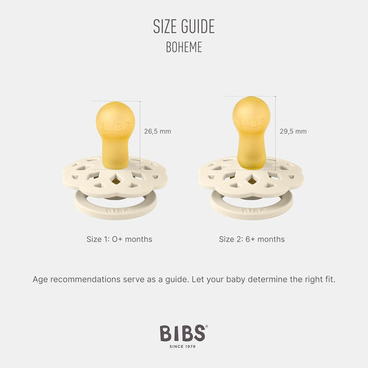 BIBS BOHEME sucettes apaisantes 2pack 6mois+